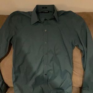 Mens express performance dress shirt slim size S